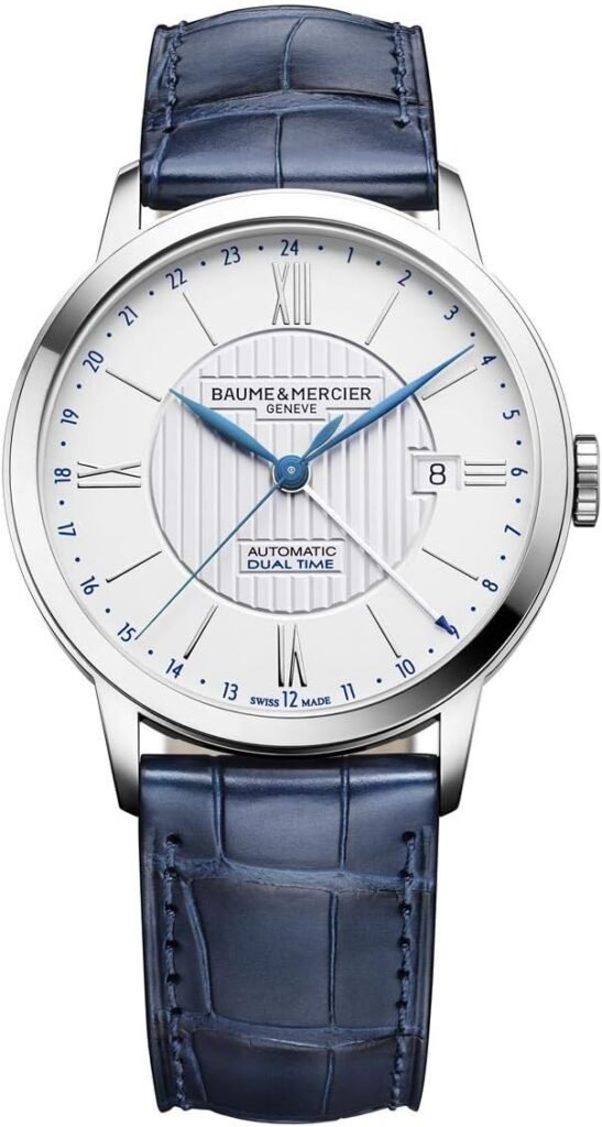 Baume et Mercier Classima Core Automatic Dual Time Mens Watch MOA10272