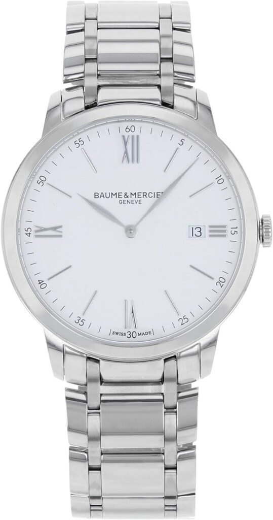 Baume et Mercier Classima White Dial Mens Watch 10354