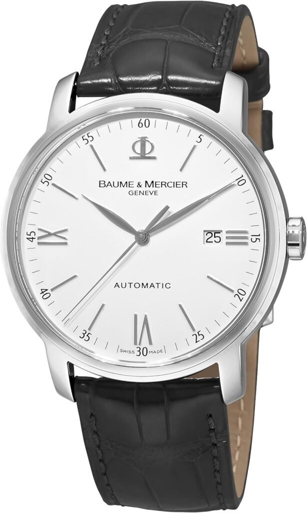 Baume  Mercier Mens 8592 Classima Automatic Leather Strap Watch