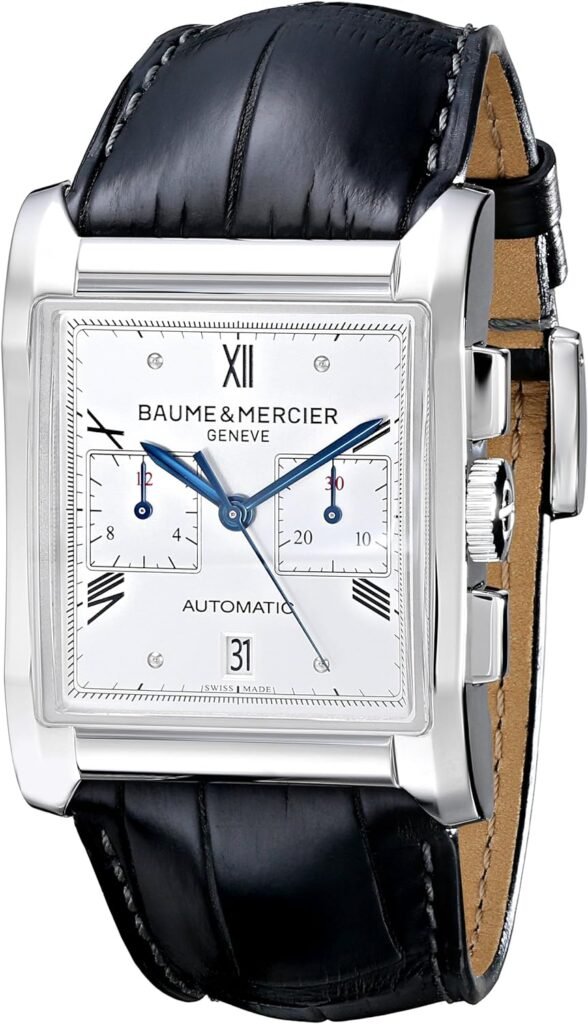 Baume Mercier Mens BMMOA10032 Hampton Milleis Analog Display Swiss Automatic Black Watch