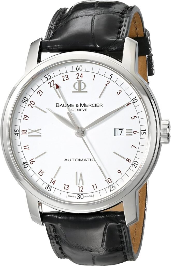 Baume Mercier Mens MOA08462 Classima Executive Analog Display Swiss Automatic Black Watch