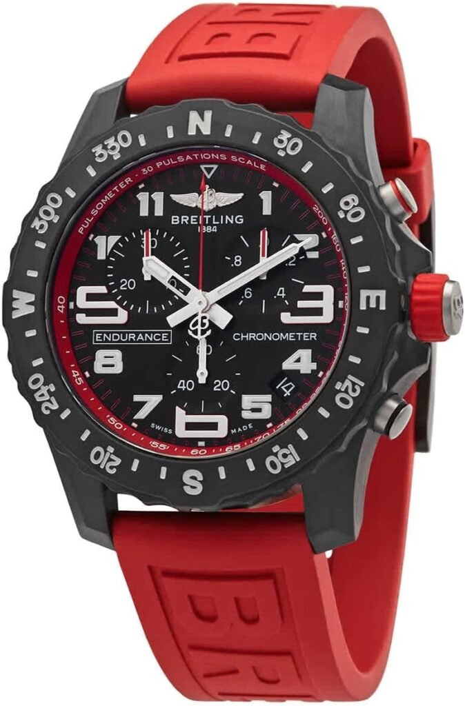 Breitling Endurance Pro Chronograph Quartz Black Dial Mens Watch X82310D91B1S1