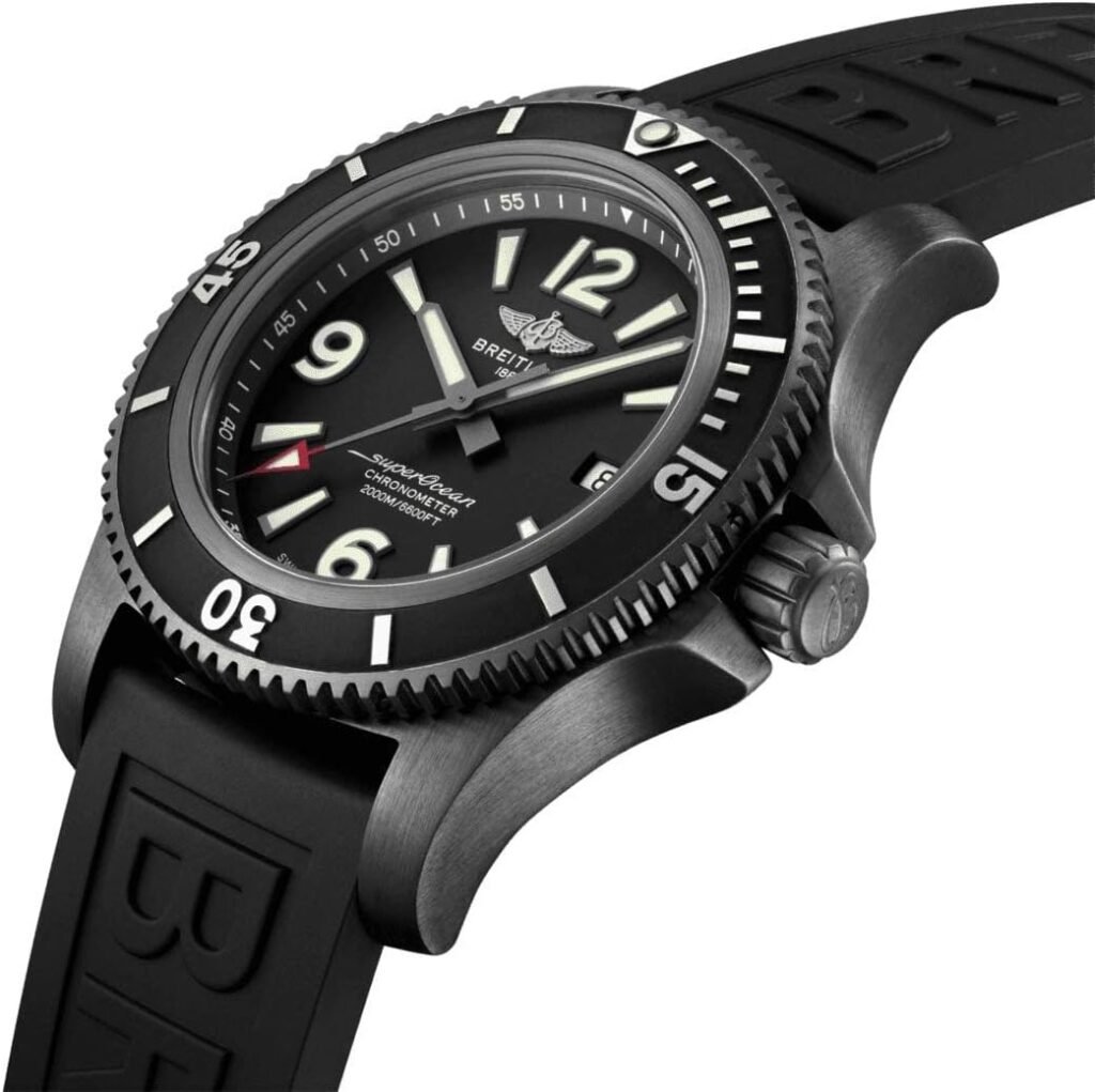 Breitling Superocean 46 Automatic Black Dial Mens Watch M17368B71B1S1