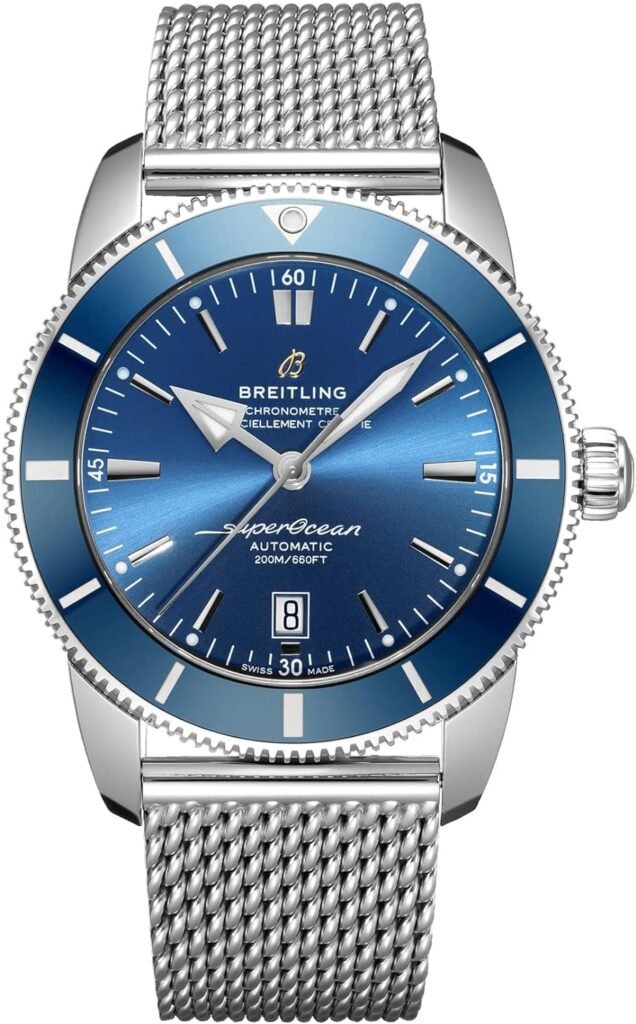 Breitling Superocean Heritage II Automatic 46 mm Blue Dial Mens Watch AB2020161C1A1