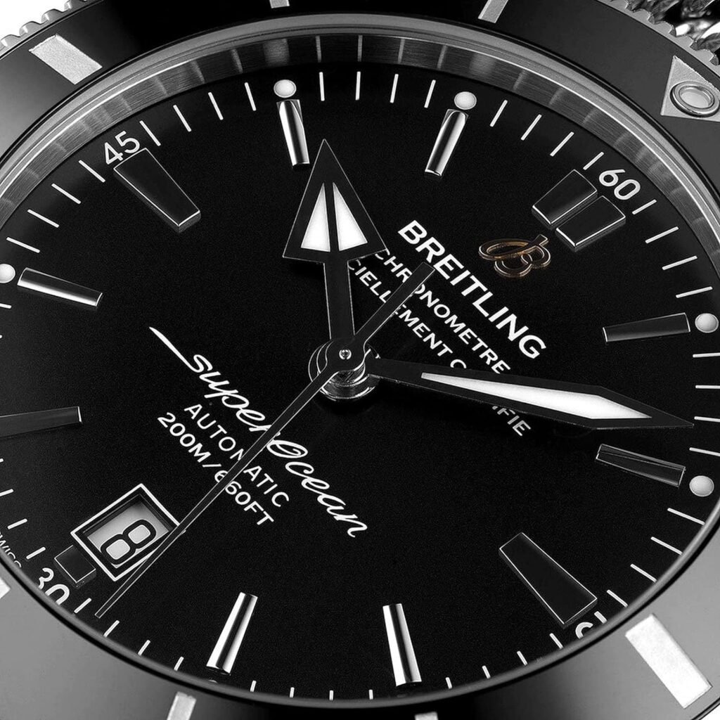 Breitling Superocean Heritage II Automatic Black Dial Mens Watch AB2020121B1A1