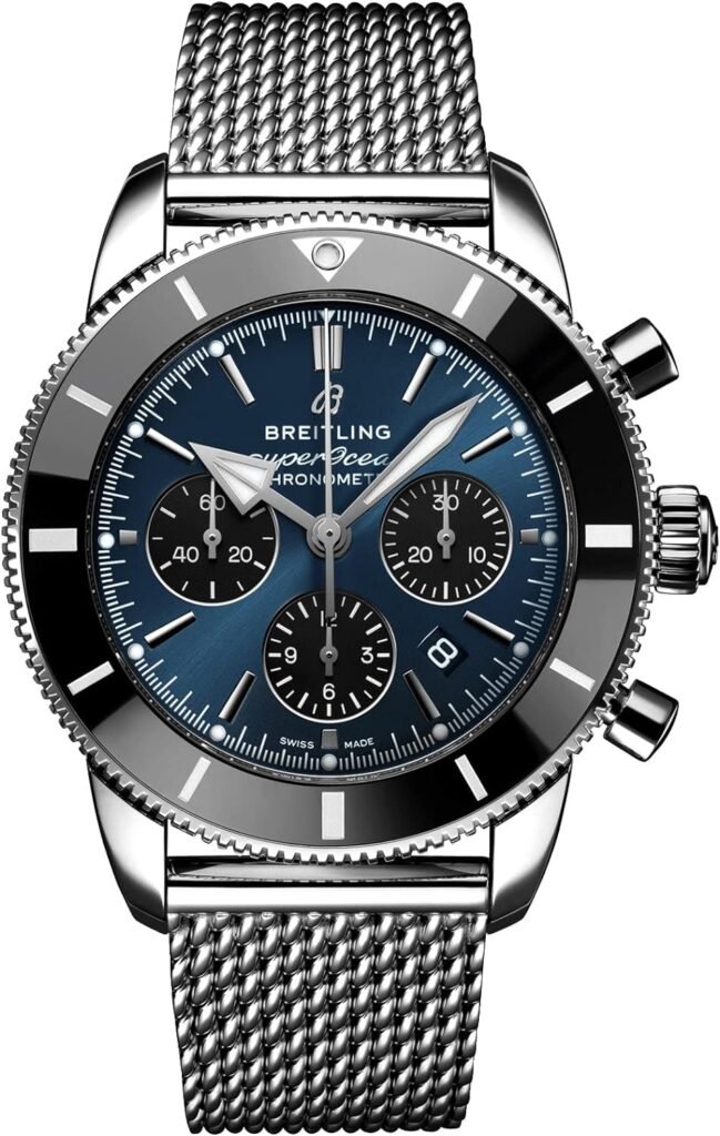 Breitling Superocean Heritage II Chronograph Automatic Blue Dial Mens Watch AB0162121C1A1