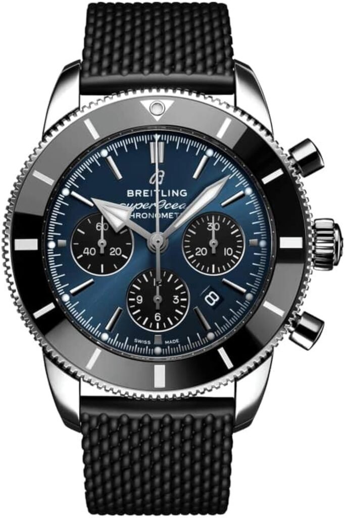 Breitling Superocean Heritage II Chronograph Automatic Blue Dial Mens Watch AB0162121C1S1