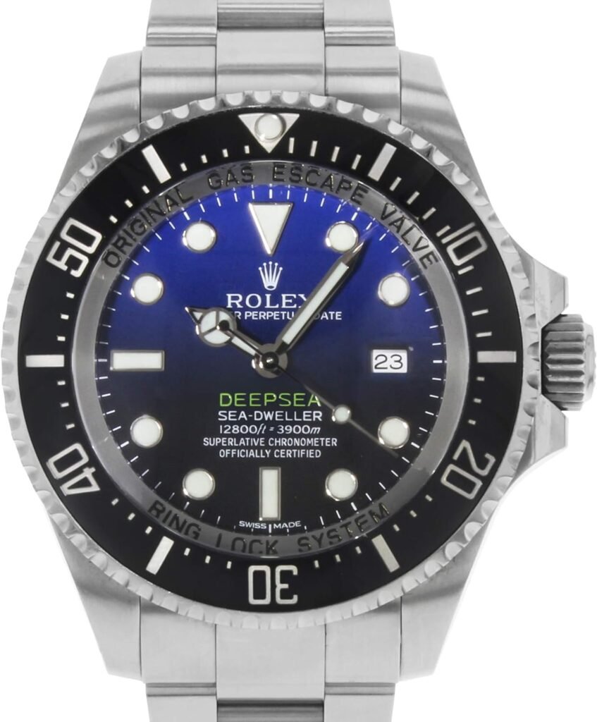 Rolex Deepsea Deep Blue Dial Sea-Dweller Mens Luxury Watch 116660